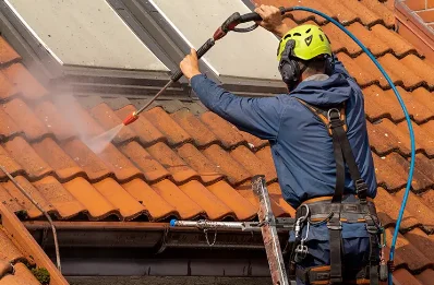 Démoussage et hydrofuge de toiture à Pouillé